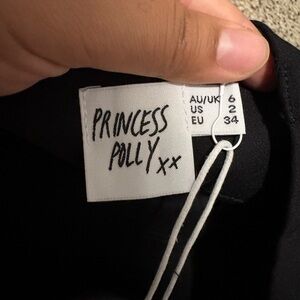 Princess Polly Somerset Black Mini Skirt